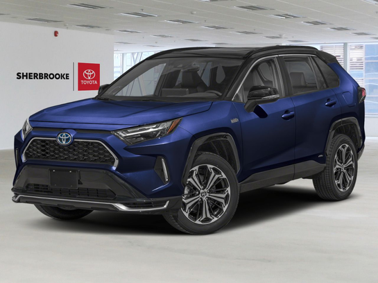 Toyota RAV4 hybride rechargeable 2025 2025 Bleu héliographique avec toit noir