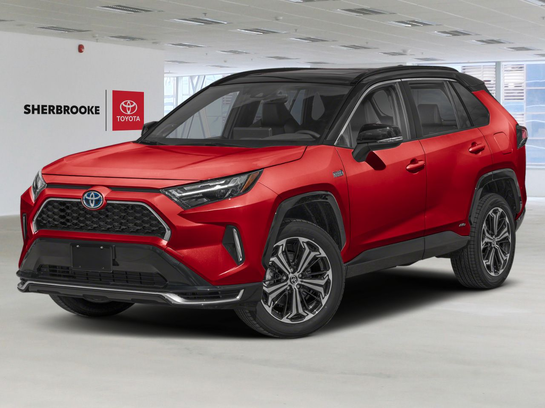 Toyota RAV4 hybride rechargeable 2025 2025 Rouge supersonique avec toit noir