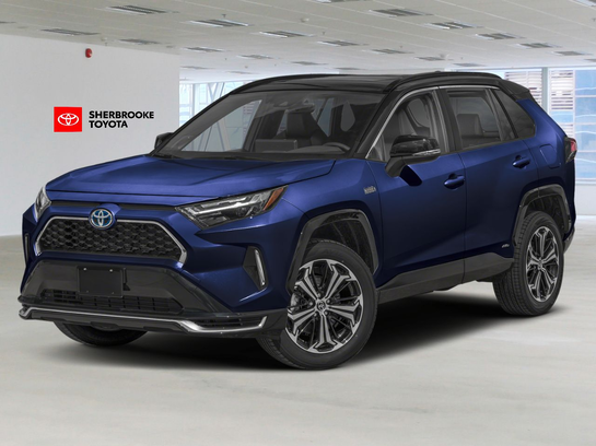 Toyota RAV4 hybride rechargeable 2025 2025 Bleu héliographique avec toit noir