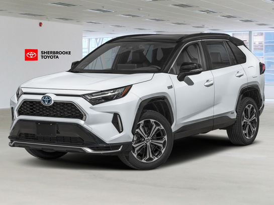 Toyota RAV4 hybride rechargeable 2025 2025 Frisson glacé nacré avec toit noir