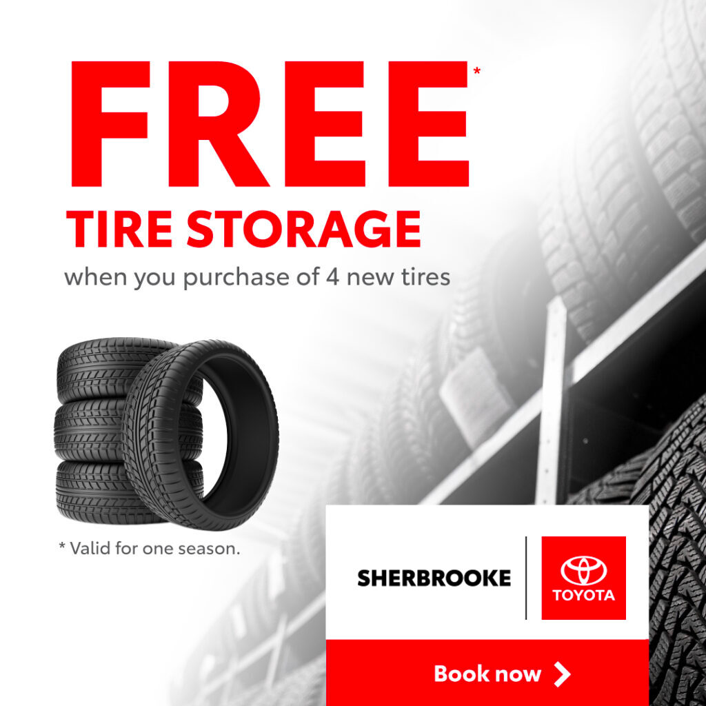 Free tire when you purchase 4 new tires