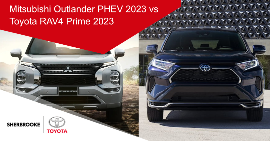 Mitsubishi Outlander PHEV 2023 vs Toyota RAV4 Prime 2023