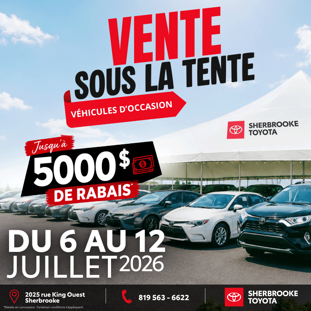 Vente sous la tente